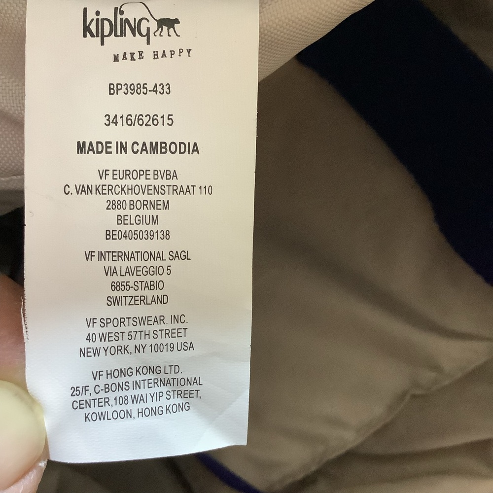 Kipling Purple Backpack - image 4